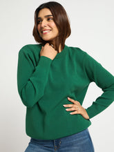 Green Crew Neck Sweater