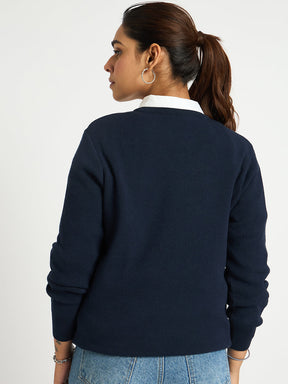 Navy Crew Neck Sweater