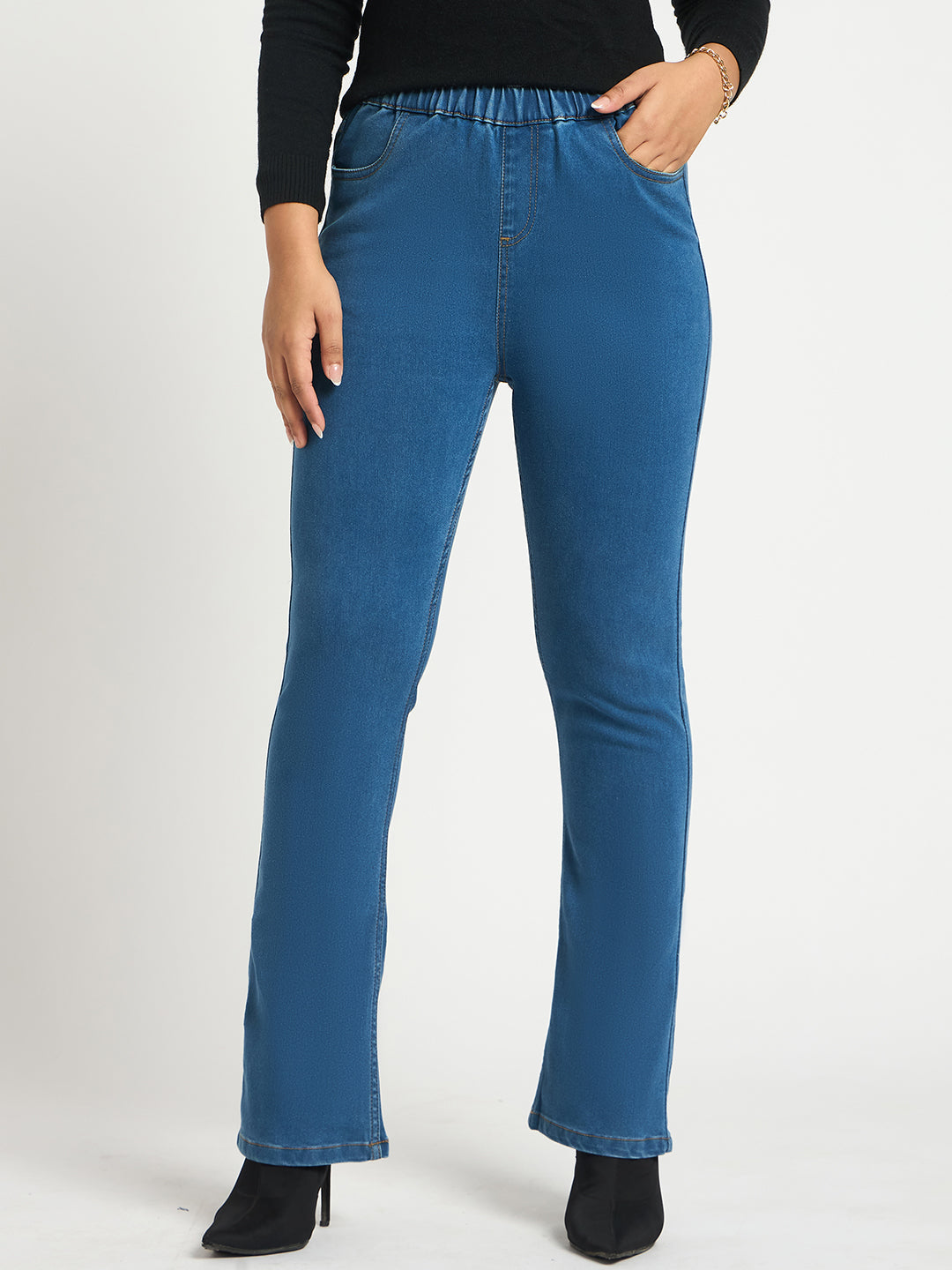 Navy Blue Denim Jeggings