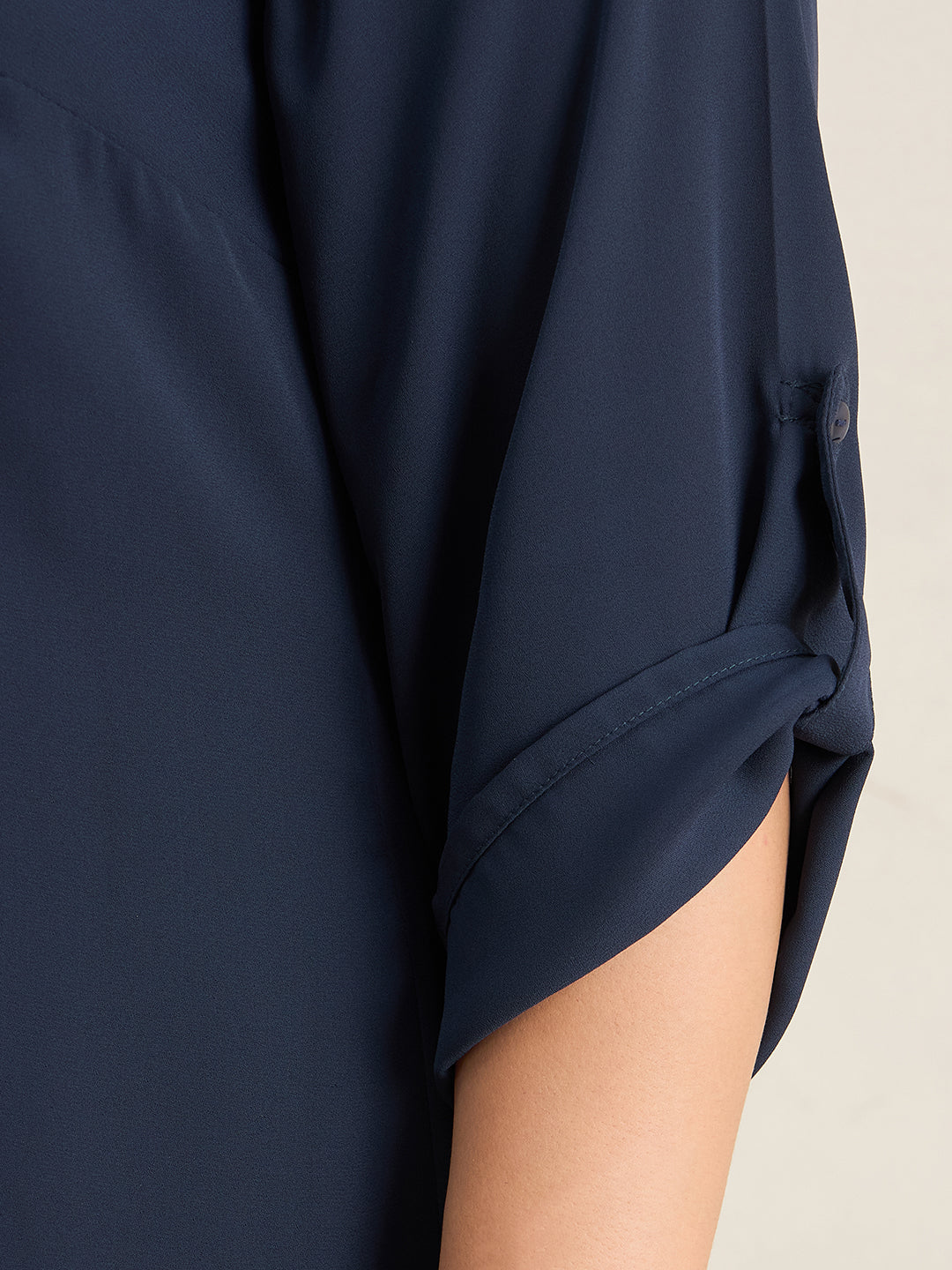 Navy Double Layer Tunic