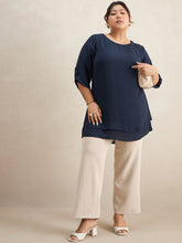 Navy Double Layer Tunic