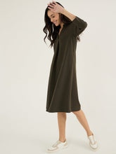 Olive A-Line Travel Dress