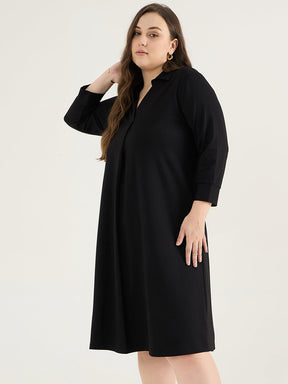 Black A-Line Travel Dress