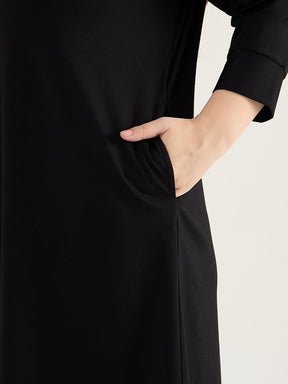 Black A-Line Travel Dress