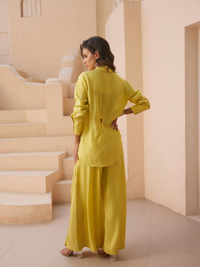 Citrine Yellow Monaco Oversized Shirt